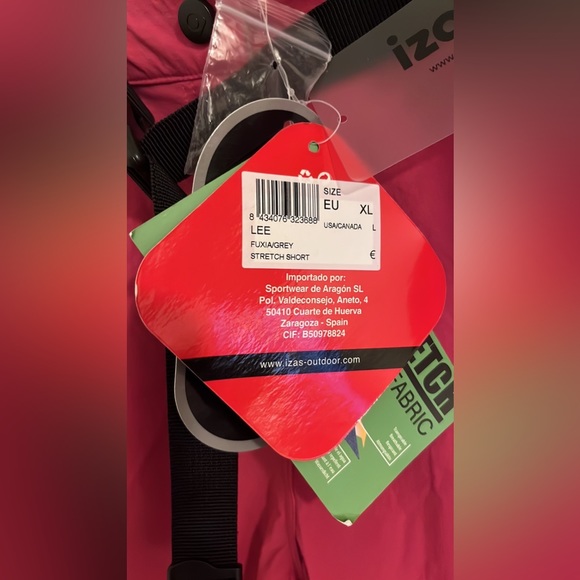 Izas Lee Comfort-Stretch Shorts. Size L. (USA). NWT - Picture 3 of 8